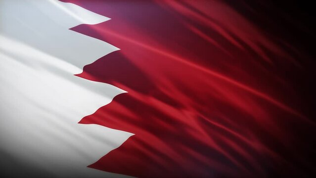 Flag of Bahrain, full screen, high resolution, 4K Kingdom of Bahrain Flag