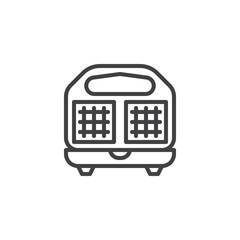 Belgian Waffle Maker line icon