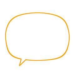 speech bubble outline