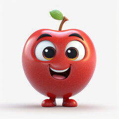 Cute 3D Fruit Character