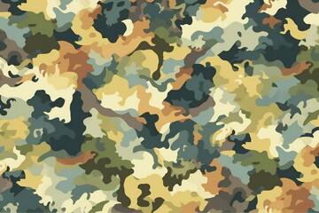 Abstract Camouflage Texture Background Generative AI
