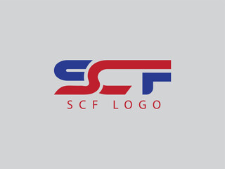 SCF Professional.degital.typography.initial.simbol logo.Abstract,modren Creative Shap Uniqe Logo.Symbol.Business.vector logo.eps