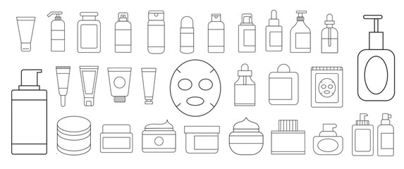 Simple Outline Skincare Minimal Icon 3