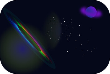 planet in space