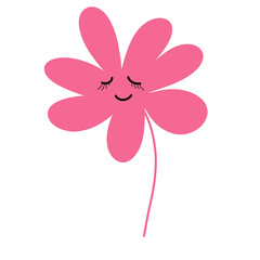 Beautiful flowers and festivals, icon, element, minimal, hand drawing