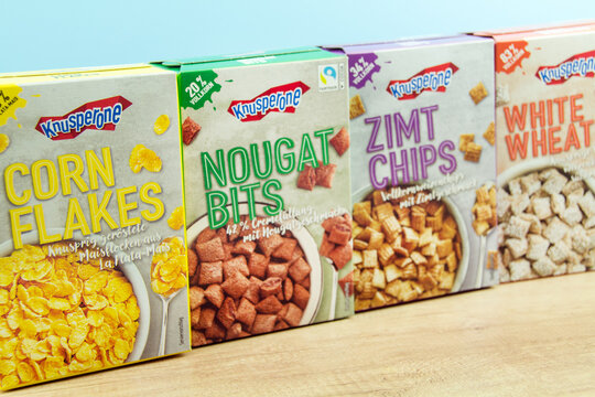 Knusperone Mini-Packs Sorten Corn Flakes Nougat Bits Zimt Chips White Wheat  Fairtrade