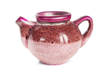 Ceramic teapot isolated
