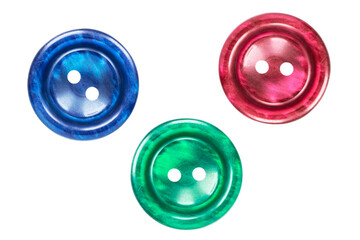 Clothes buttons isolated