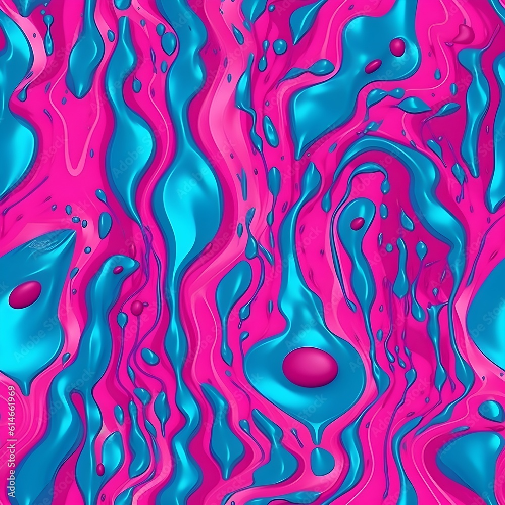 Poster pattern with waves