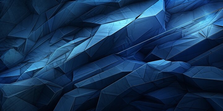 Blue And Gray Digital Wallpaper Waves. Background Generative Ai