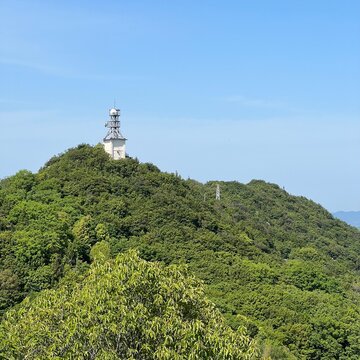 radio tower on the hill