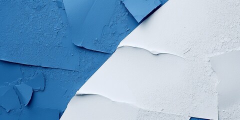 Blue and white background abstract minimalism simple. Generative Ai