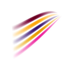 A vibrant and playful design featuring rainbow-color lines arranged in a dynamic composition, perfect for adding a pop of color to any project