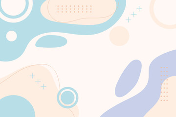 Fototapeta premium Colorful abstract background in flat design