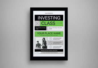 Green Mono Investing Class Layout