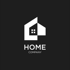 Vector creative modern house logo