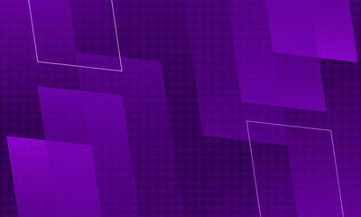 Fototapeta premium Abstract purple gradient geometric shapes background. Dynamic shapes composition