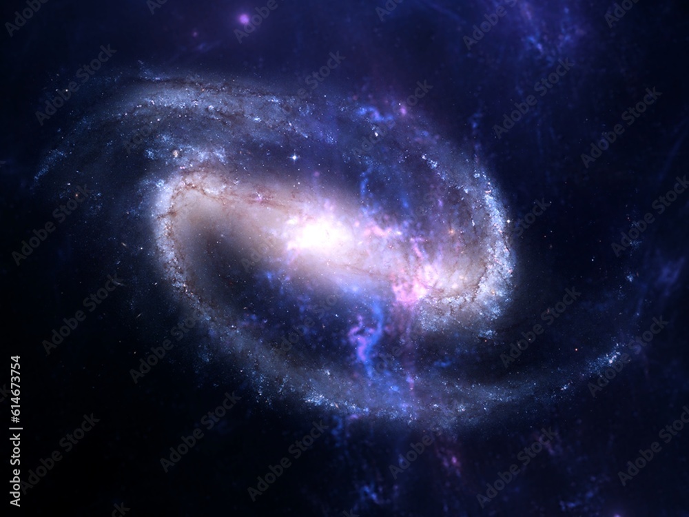Wall mural science fiction wallpaper. beauty of deep space. colorful graphics for background, like water waves,