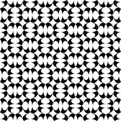 Black and white seamless pattern