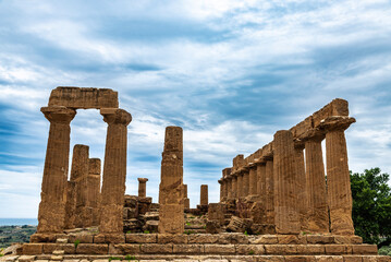 Fototapeta na wymiar Valley of the Temples, Agrigento, Sicily, Italy