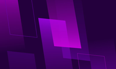Abstract purple gradient geometric shapes background. Dynamic shapes composition