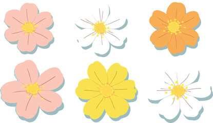 flower, vector, plant, illustration, leaf, design, bloom