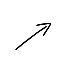 line elements. Doodle arrow  decoration symbol
set icon. Simple sketch line style emphasis,
attention, pattern elements. 
illustration.