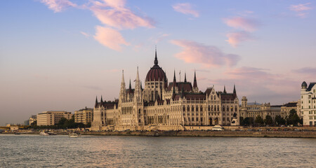 The Hungarian Parliament Building in Budapest