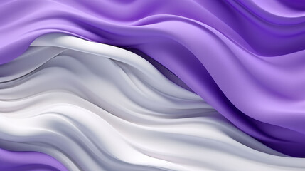 Illustration of a purple and white abstract background with flowing lines