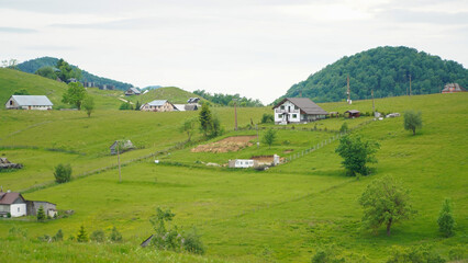 Fototapeta na wymiar mountain landscape. photo during the day.