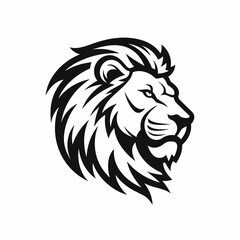 Lion logo in minimalism