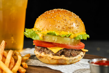 The Irresistible Allure of Hamburgers: Why They're America's Favorite, Hi res photo