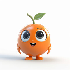 Cute 3D Fruit Character