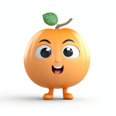 Cute 3D Fruit Character