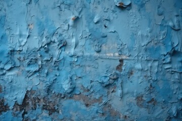 Blue abstract texture background with space for design. Blue painted wallpaper background. Generative AI.