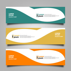 Abstract Banner modern design template, vector illustration