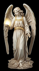 Resplendent Angel and Holy Light Illustration