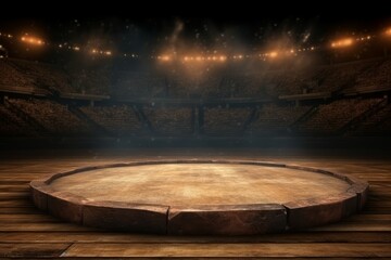 Medieval arena lights. Generate Ai