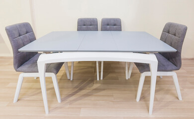 Table and four chairs, furniture set, home furniture, custom-made furniture