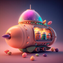 Candy Spaceship