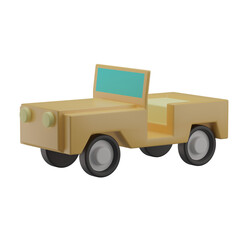 3D Jeep Illustration