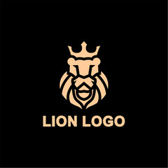 Abstract lion logo
