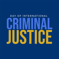 Naklejka na ściany i meble illustration design for International Justice Day
