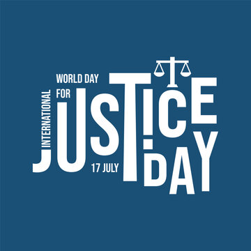 illustration design for International Justice Day