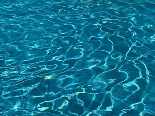 Fototapeta na wymiar Swimming pool reflections
