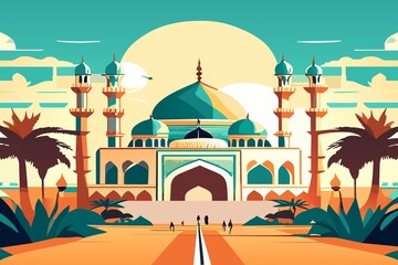 ramadan kareem decorative festival background Eid-al-Adha islamic