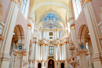 Fototapeta na wymiar Saint Sophia Cathedral Interior, Polotsk, Belarus