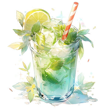 Watercolor, Coctail