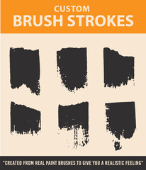 set of grunge splashes