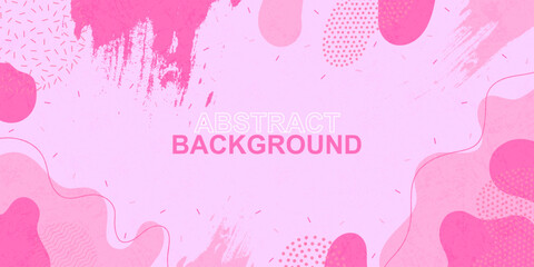 Obraz premium Pattern background. Background with abstract shapes and dots.